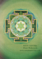 Click to the website of Sanatan Society for a larger image of this Ketu Yantra painting